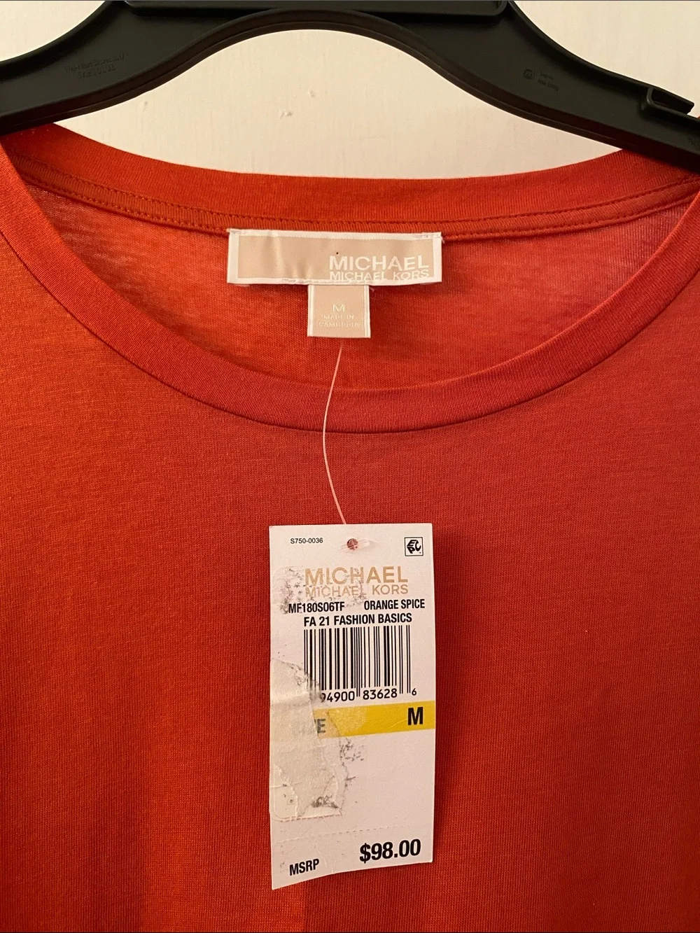 Michael Kors bright orange